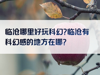 临沧哪里好玩科幻？临沧有科幻感的地方在哪？