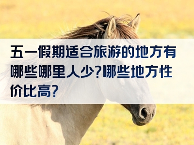 五一假期适合旅游的地方有哪些哪里人少？哪些地方性价比高？