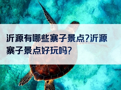 沂源有哪些寨子景点？沂源寨子景点好玩吗？