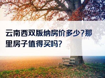 云南西双版纳房价多少？那里房子值得买吗？