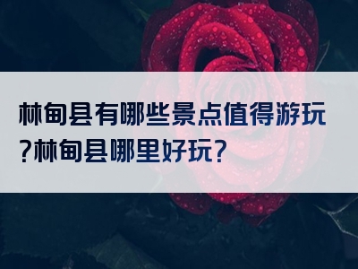 林甸县有哪些景点值得游玩？林甸县哪里好玩？