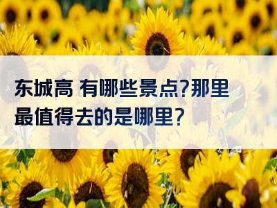 东城高埗有哪些景点？那里最值得去的是哪里？