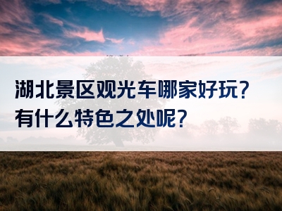 湖北景区观光车哪家好玩？有什么特色之处呢？