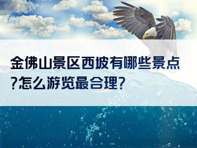 金佛山景区西坡有哪些景点？怎么游览最合理？