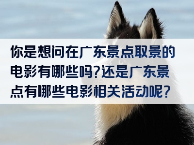 你是想问在广东景点取景的电影有哪些吗？还是广东景点有哪些电影相关活动呢？