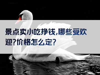 景点卖小吃挣钱，哪些受欢迎？价格怎么定？