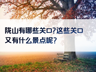 陇山有哪些关口？这些关口又有什么景点呢？
