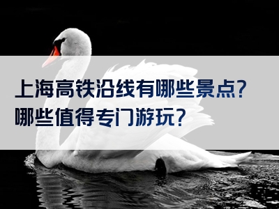 上海高铁沿线有哪些景点？哪些值得专门游玩？