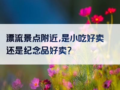 漂流景点附近，是小吃好卖还是纪念品好卖？