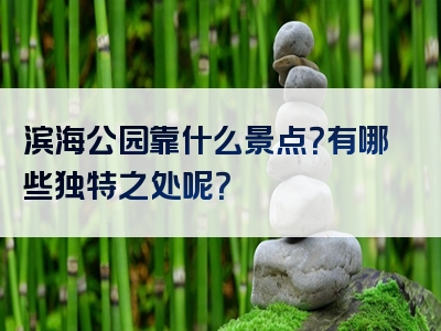 滨海公园靠什么景点？有哪些独特之处呢？