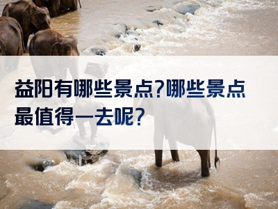 益阳有哪些景点？哪些景点最值得一去呢？