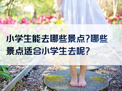 小学生能去哪些景点？哪些景点适合小学生去呢？