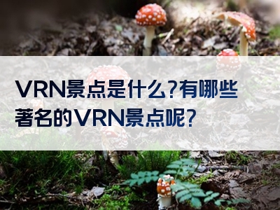 VRN景点是什么？有哪些著名的VRN景点呢？