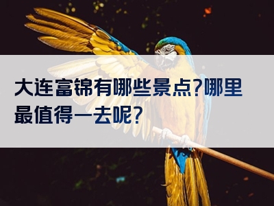 大连富锦有哪些景点？哪里最值得一去呢？