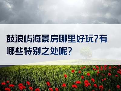 鼓浪屿海景房哪里好玩？有哪些特别之处呢？