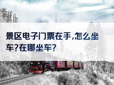 景区电子门票在手，怎么坐车？在哪坐车？