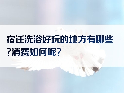 宿迁洗浴好玩的地方有哪些？消费如何呢？