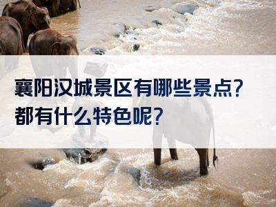 襄阳汉城景区有哪些景点？都有什么特色呢？
