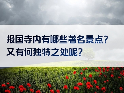报国寺内有哪些著名景点？又有何独特之处呢？