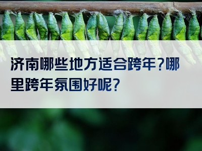 济南哪些地方适合跨年？哪里跨年氛围好呢？