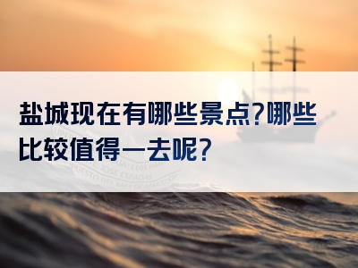 盐城现在有哪些景点？哪些比较值得一去呢？