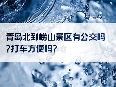 青岛北到崂山景区有公交吗？打车方便吗？