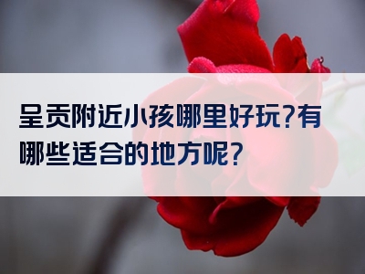 呈贡附近小孩哪里好玩？有哪些适合的地方呢？