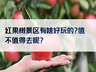 红果树景区有啥好玩的？值不值得去呢？