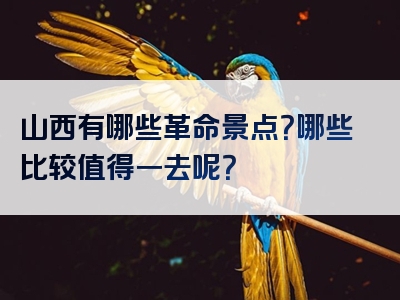 山西有哪些革命景点？哪些比较值得一去呢？