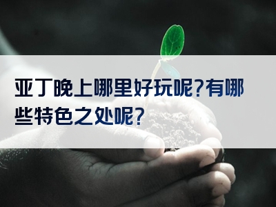 亚丁晚上哪里好玩呢？有哪些特色之处呢？