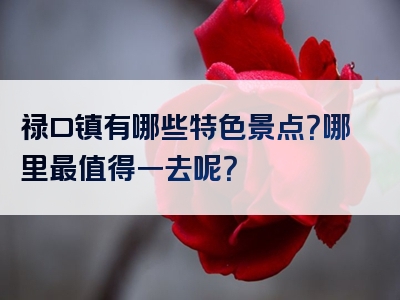 禄口镇有哪些特色景点？哪里最值得一去呢？